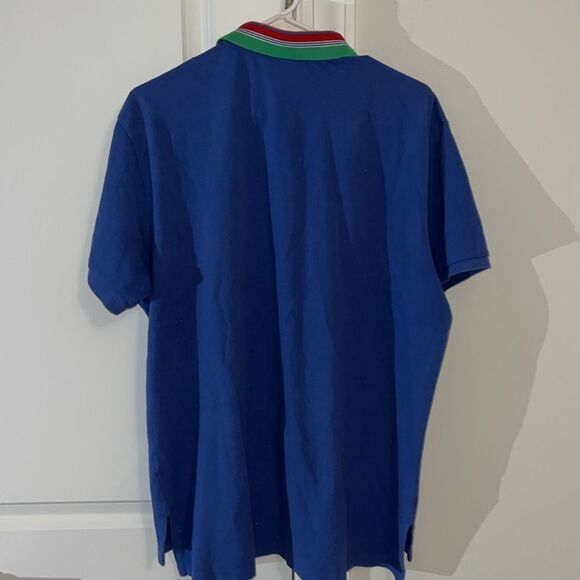 Vintage Polo Ralph Lauren Rainbow Collar Shirt XL Custom Fit Golf Tennis Pony - Picture 4 of 4